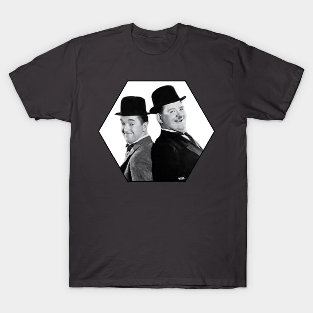 Laurel and Hardy-1 T-Shirt by BonzoTee